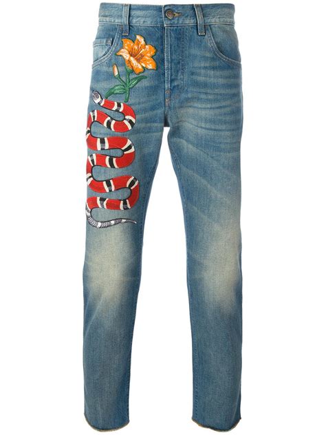 mens gucci jeans|gucci jeans damen.